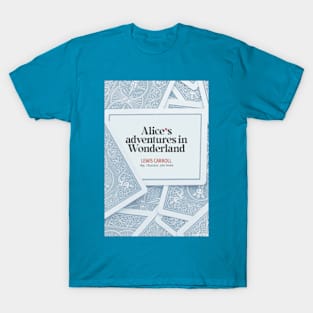 Alice's adventures in Wonderland Book Cover T-Shirt